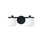 Eglo 207004a Valentina Matt Black Bathroom Vanity Light