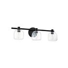 Eglo 207009a Valentina Matt Black Bathroom Vanity Light