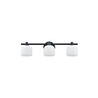 Eglo 207011a Valentina Matt Black Bathroom Vanity Light