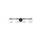 Eglo 207017a Valentina Matt Black Bathroom Vanity Light