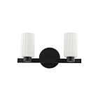 Eglo 207031a Bedminster Matt Black Bathroom Vanity Light