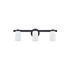 Eglo 207036a Bedminster Matt Black Bathroom Vanity Light