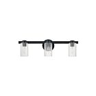 Eglo 207037a Bedminster Matt Black Bathroom Vanity Light