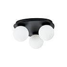 Eglo 207114a Castrovido 12.6W Matt Black Semi Flush Mount