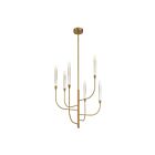 Eglo 207266a Calle 6-Lights Brass LED Pendant