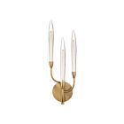 Eglo 207268a Calle 3-Lights Brass LED Indoor Wall Sconces