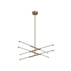 Eglo 207281a Overture 8-Lights Champagne LED Pendant