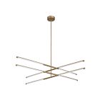 Eglo 207282a Overture 8-Lights Champagne LED Pendant