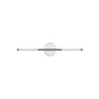Eglo 207291a Overture 2-Lights Nickel LED Bathroom Vanity Light