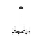 Eglo 207311a Ristretto 12-Lights Matt Black LED Pendant