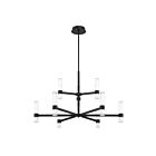 Eglo 207312a Ristretto 18-Lights Matt Black LED Pendant