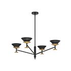 Eglo 207316a Tremolo Black and Champagne Pendant