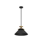 Eglo 207318a Tremolo Black and Champagne Pendant