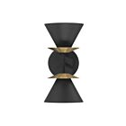 Eglo 207319a Tremolo Black and Champagne Indoor Wall Sconces
