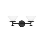 Eglo 207323a Tremolo Black and Champagne Bathroom Vanity Light