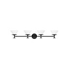 Eglo 207325a Tremolo Black and Champagne Bathroom Vanity Light