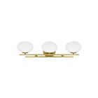 Eglo 207384a Julep Brushed Gold Bathroom Vanity Light