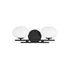 Eglo 207391a Julep Matt Black Bathroom Vanity Light