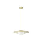 Eglo 207409a Solstice 1-Light Brass LED Pendant
