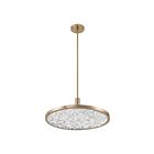 Eglo 207421a Courtney 1-Light Champagne LED Pendant