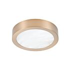 Eglo 207614a Argyle 1-Light Champagne LED Flush Mount