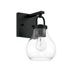 Eglo 207634a Mansfield Matt Black Bathroom Vanity Light