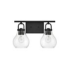 Eglo 207635a Mansfield Matt Black Bathroom Vanity Light