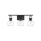 Eglo 207636a Mansfield Matt Black Bathroom Vanity Light