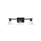 Eglo 207663a Gilford Matt Black Bathroom Vanity Light
