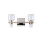Eglo 207679a Amelia 4-Lights Nickel LED Bathroom Vanity Light