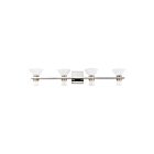 Eglo 207691a Blake 8-Lights Nickel LED Bathroom Vanity Light