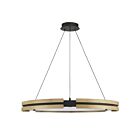 Eglo 207774a Grazia 1-Light Black and Gold LED Pendant