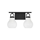 Eglo 207851a Mansfield Matt Black Bathroom Vanity Light