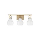 Eglo 207856a Mansfield Champagne Bathroom Vanity Light