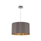 Eglo 31603A 60W Satin Nickel Pendant
