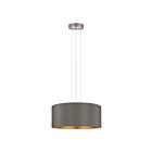 Eglo 31608A 60W Satin Nickel Pendant