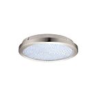 Eglo Arezzo 32047A 1-Light Satin Nickel Ceiling Light