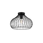Eglo Staverton 32469A 1-Light Black Ceiling Light