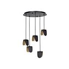 Eglo 390183A 60W Black And Gold Pendant