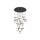 Eglo 390341A 17-Lights 34W Black And Gold Pendant