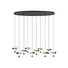 Eglo 390342A 25W Black LED Pendant