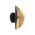 Eglo 390394A 40W Black And Gold Outdoor Wall Mount