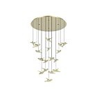 Eglo 390398A 17-Lights 51W Brass Pendant