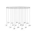 Eglo 390403A 17-Lights 51W Chrome Pendant