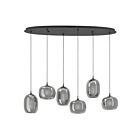 Eglo 390415A 6-Lights 18W Black Pendant