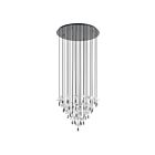 Eglo 390493a Comareira 43-Lights 90.3W White and Gold LED Pendant