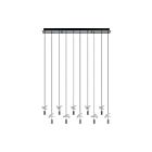 Eglo 390494a Comareira 10-Lights 26W White and Gold LED Pendant