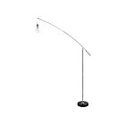 Eglo 39368A Nadina 1-Light 60W Satin Nickel Floor Lamp