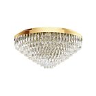 Eglo 39459A 40W Gold Semi Flush Mount