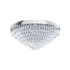 Eglo 39492A 40W Chrome Semi Flush Mount